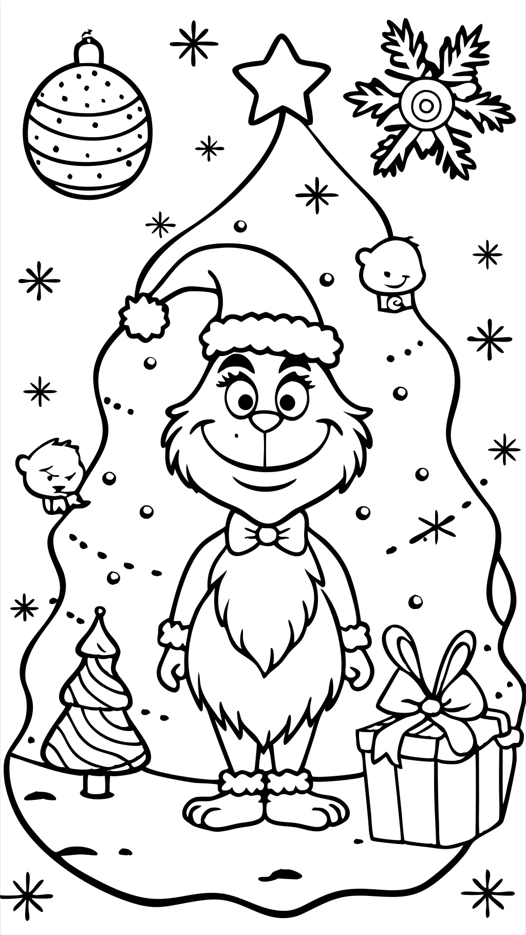 grinch christmas coloring pages